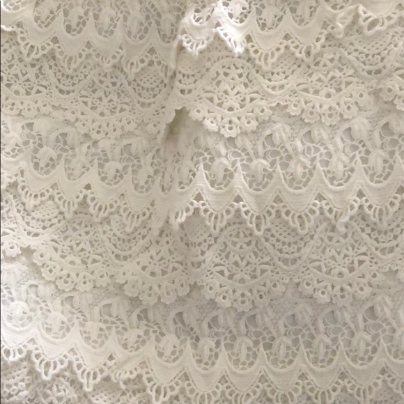 White Lace Skirt - Picture 2 of 3